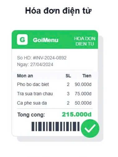 Hóa đơn điện tử