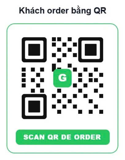 Khách order bằng QR